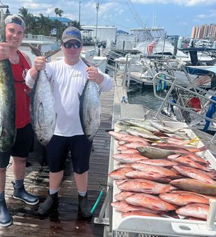 Yellowfin tuna, Blackfin Tuna, Mahi Mahi